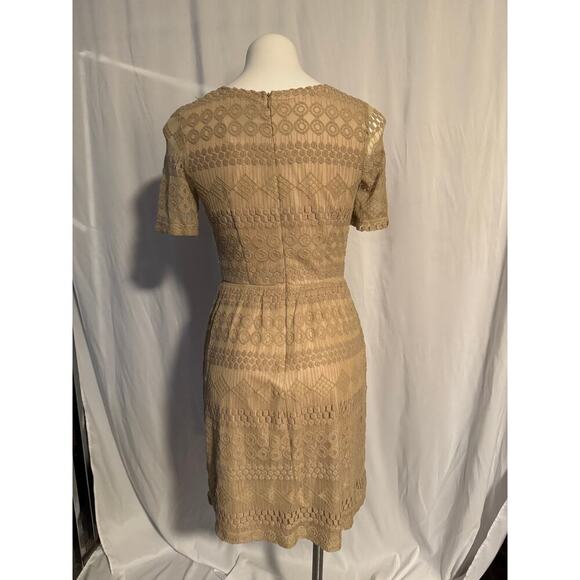 Enfocus Studio Lace Overlay Dress - Elegant Sophistication - 6 - Picture 3 of 7